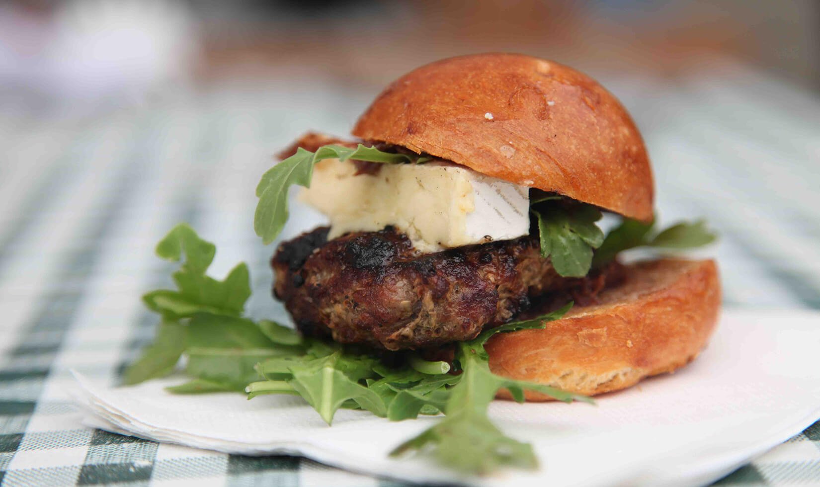 The Burger by Skillet in Seattle, served from it's popular food cart