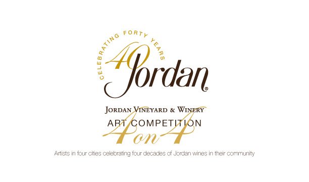 Jordan Winery 4 on 4 40th art competition logo