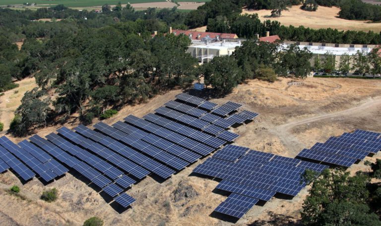 Jordan Winery Solar Powered