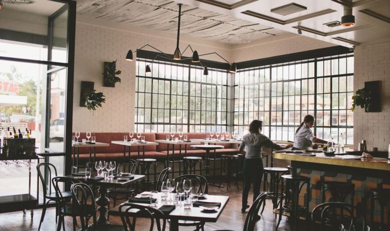 interior of a restaurant in Austin Texas