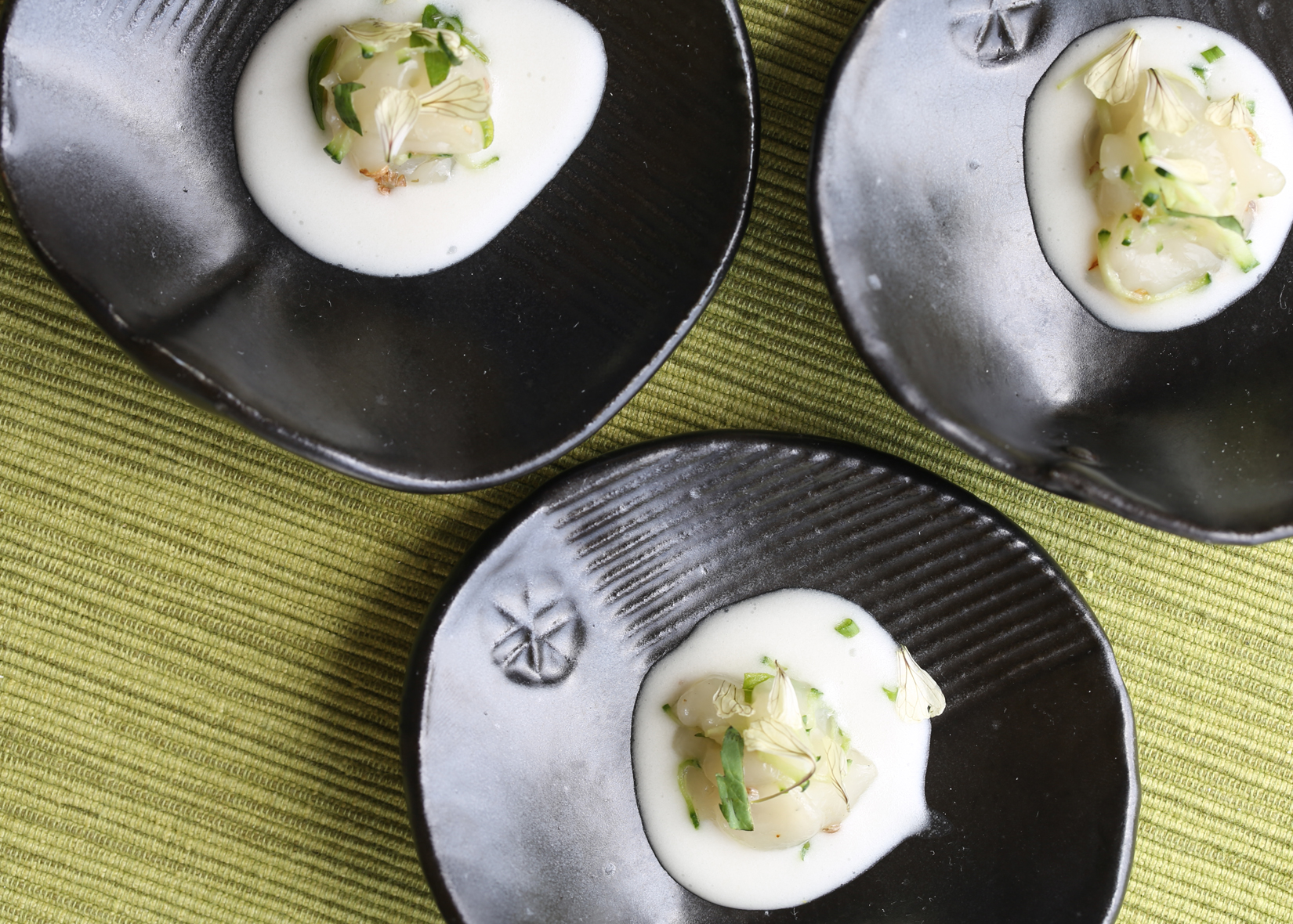 Hokkaido Scallop Ceviche soup