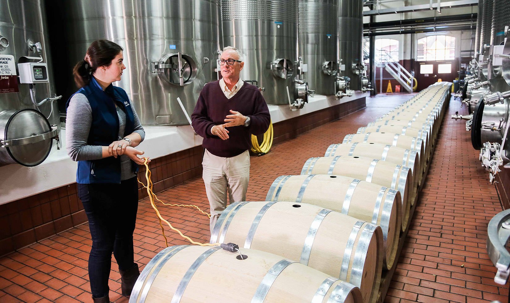 Jordan Winery Winemaking Maggie Kruse Barrel Inspections-1621