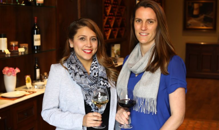 Maribel Soto, Director of the Jorden Estate Rewards program and Claire Smith, Guest Services Manager at Jordan Winery