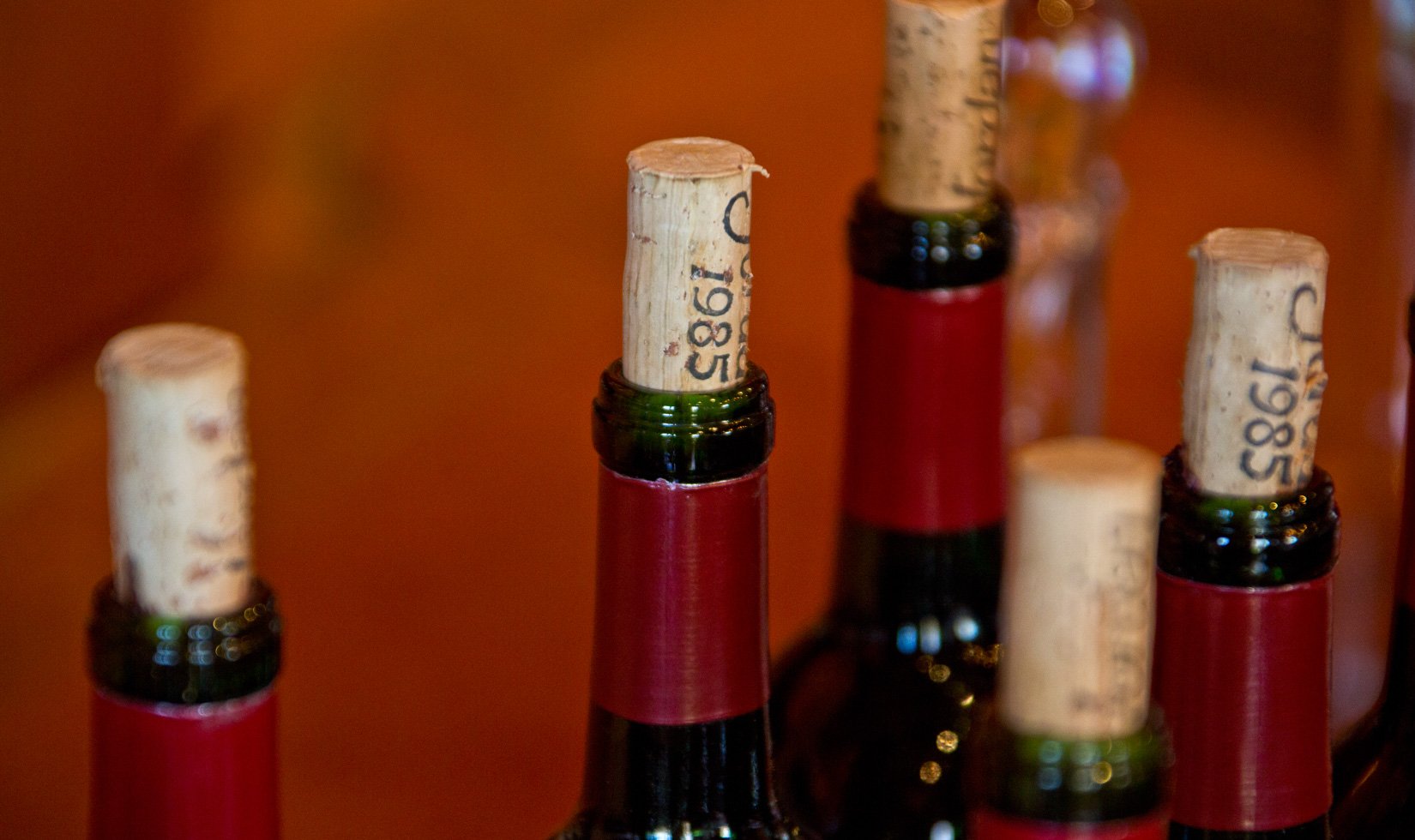 jordan cabernet wine corks in bottles