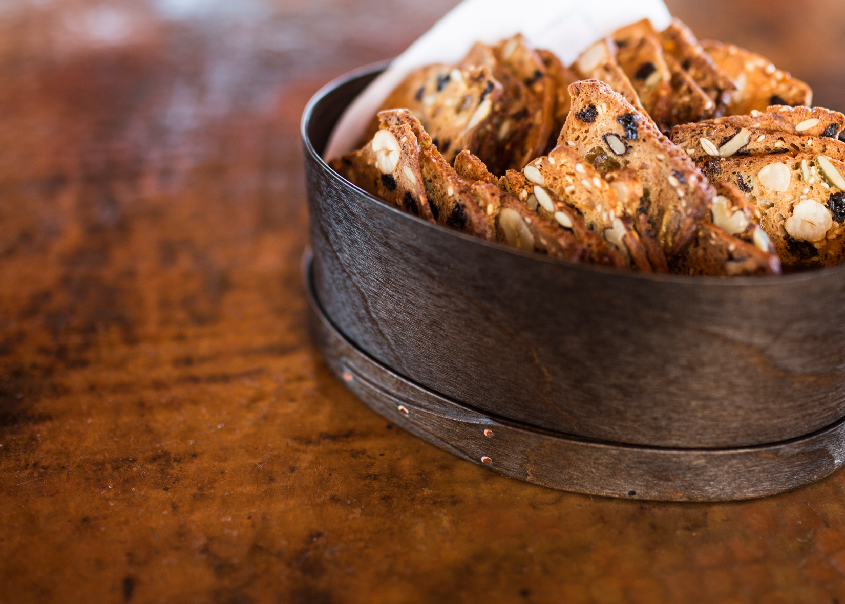 Homemade Fruit & Nut Crisp crackers