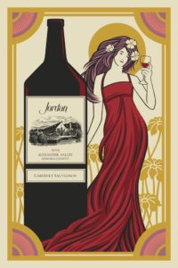 Poster Contest 2018, Jordan Wine Bottle Artwork