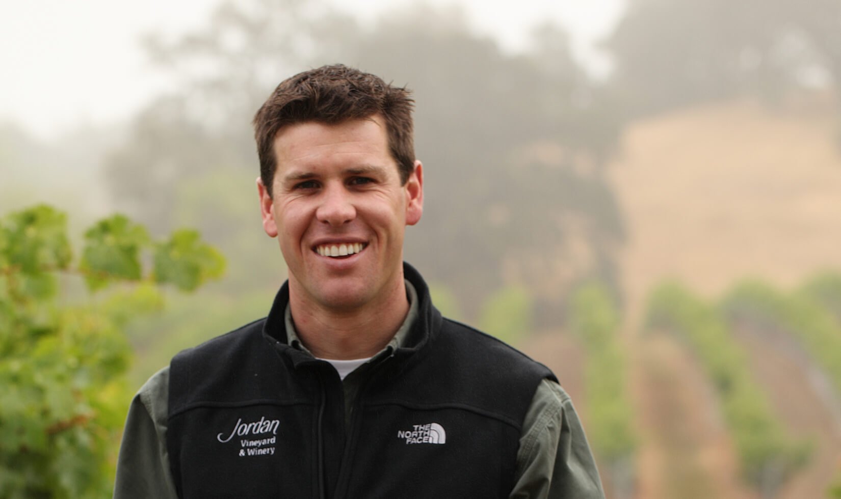 Jordan Winery Ranch Manager Brent Young in the vineyard