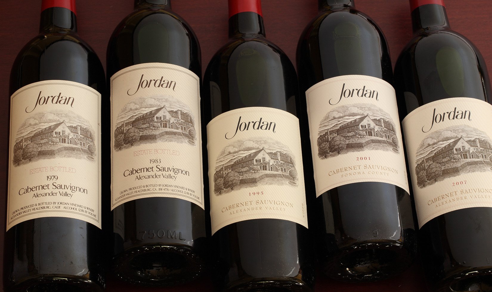 Our wine vintage chart educates on older Jordan Cabernet Sauvignons