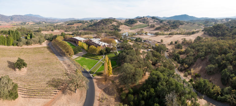 Ariel view of Jordan Winery