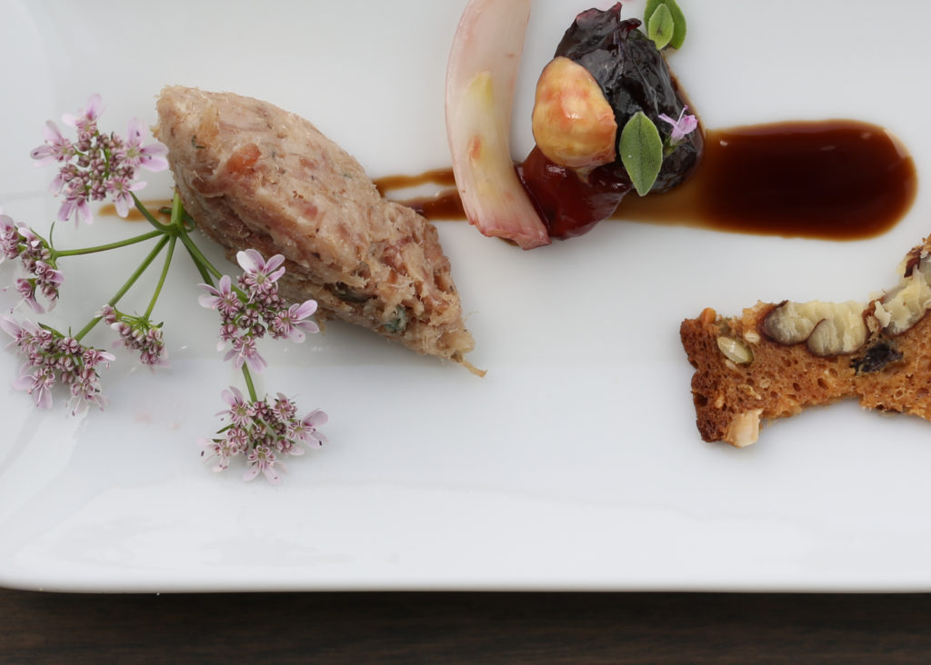 Pork Rillettes Recipe with Cherry Compote