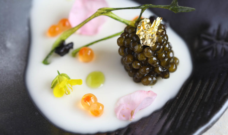 Gourmet hors d’oeuvre with Jordan Chef’s Reserve Caviar