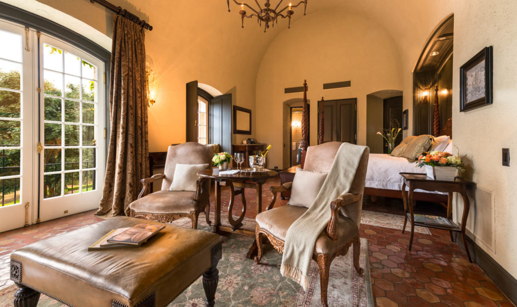 Interior of Jordan Estate guest lodgings