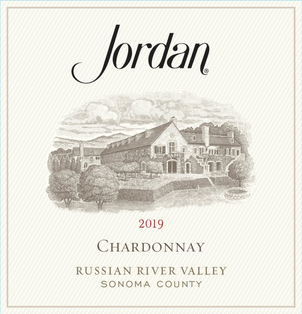 2019 Jordan Chardonnay Front Label