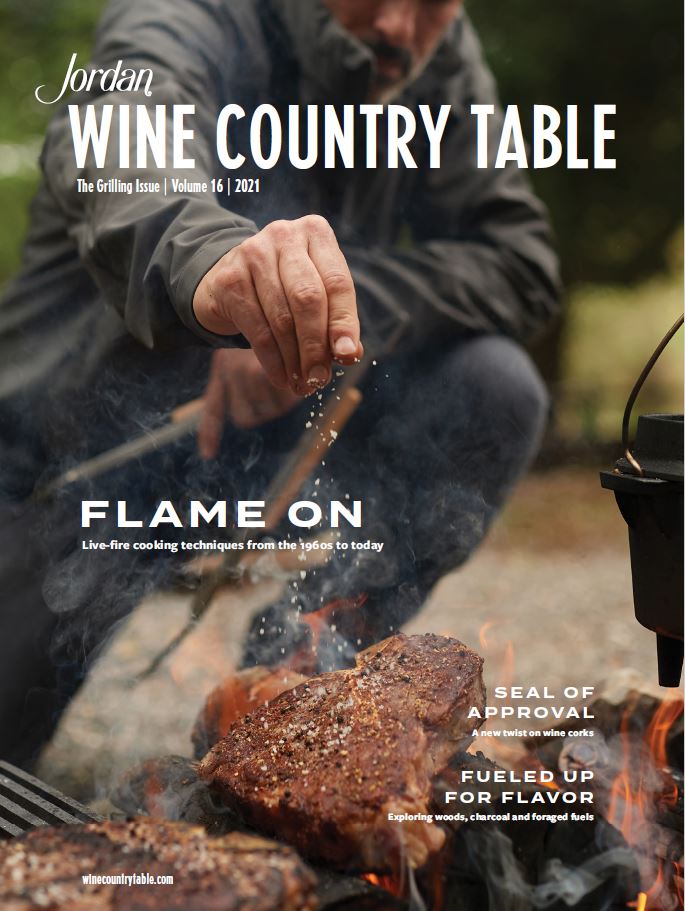 Front cover the of 2021 Wine Country Table magazine