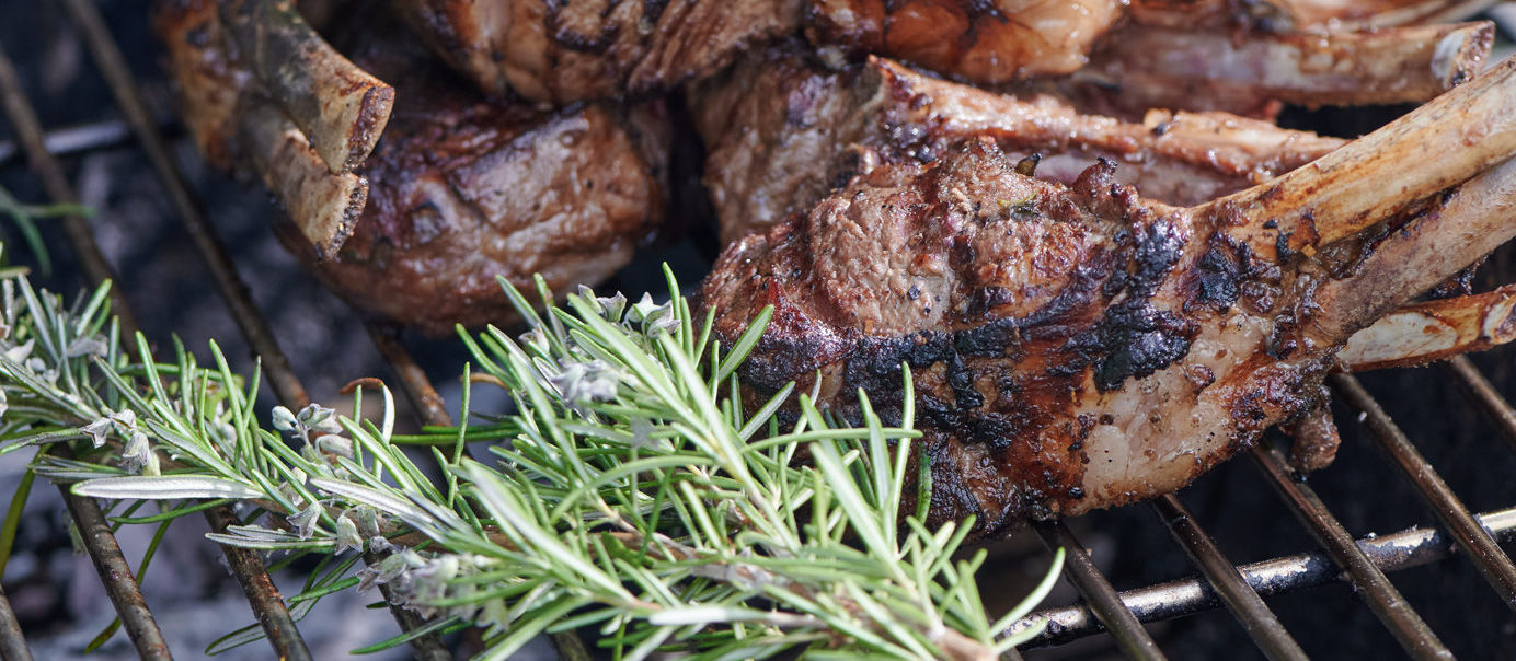 Grilled Rack of Lamb with Fresh Herb Wet Rub - The Mountain Kitchen